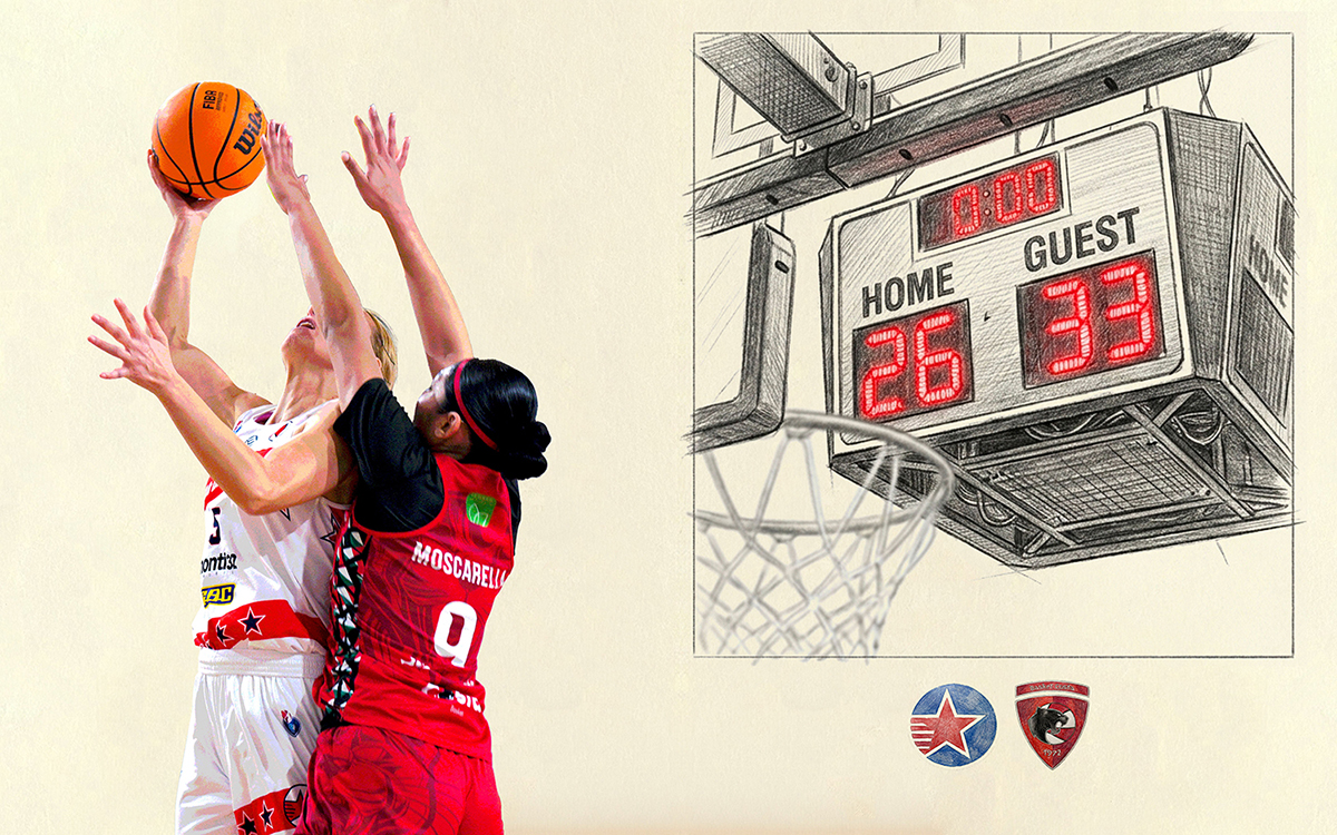 1° quarto Milano Basket Stars vs Costa Masnaga