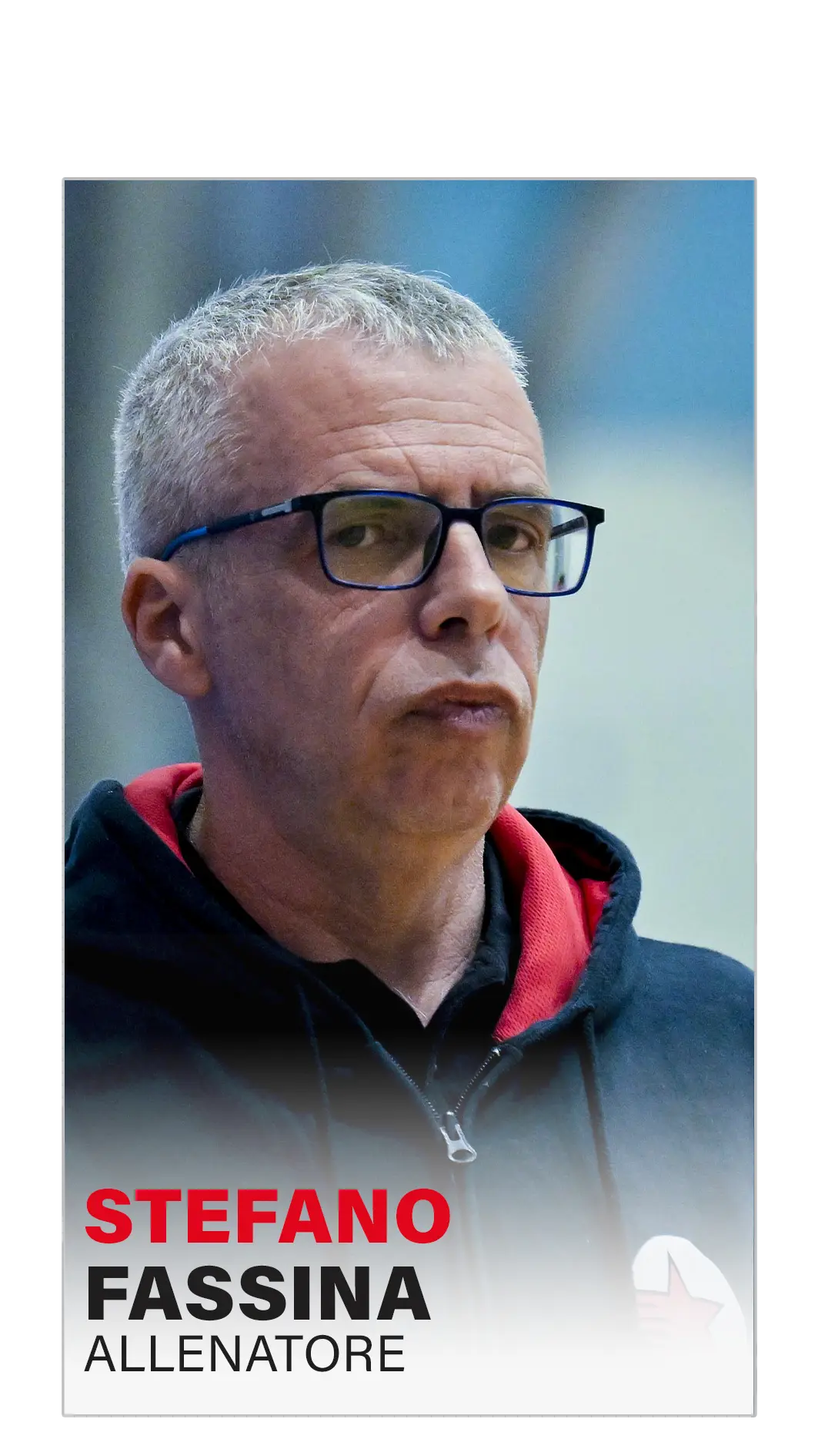 Stefano Fassina, allenatore delle Milano Basket Stars, durante la partita