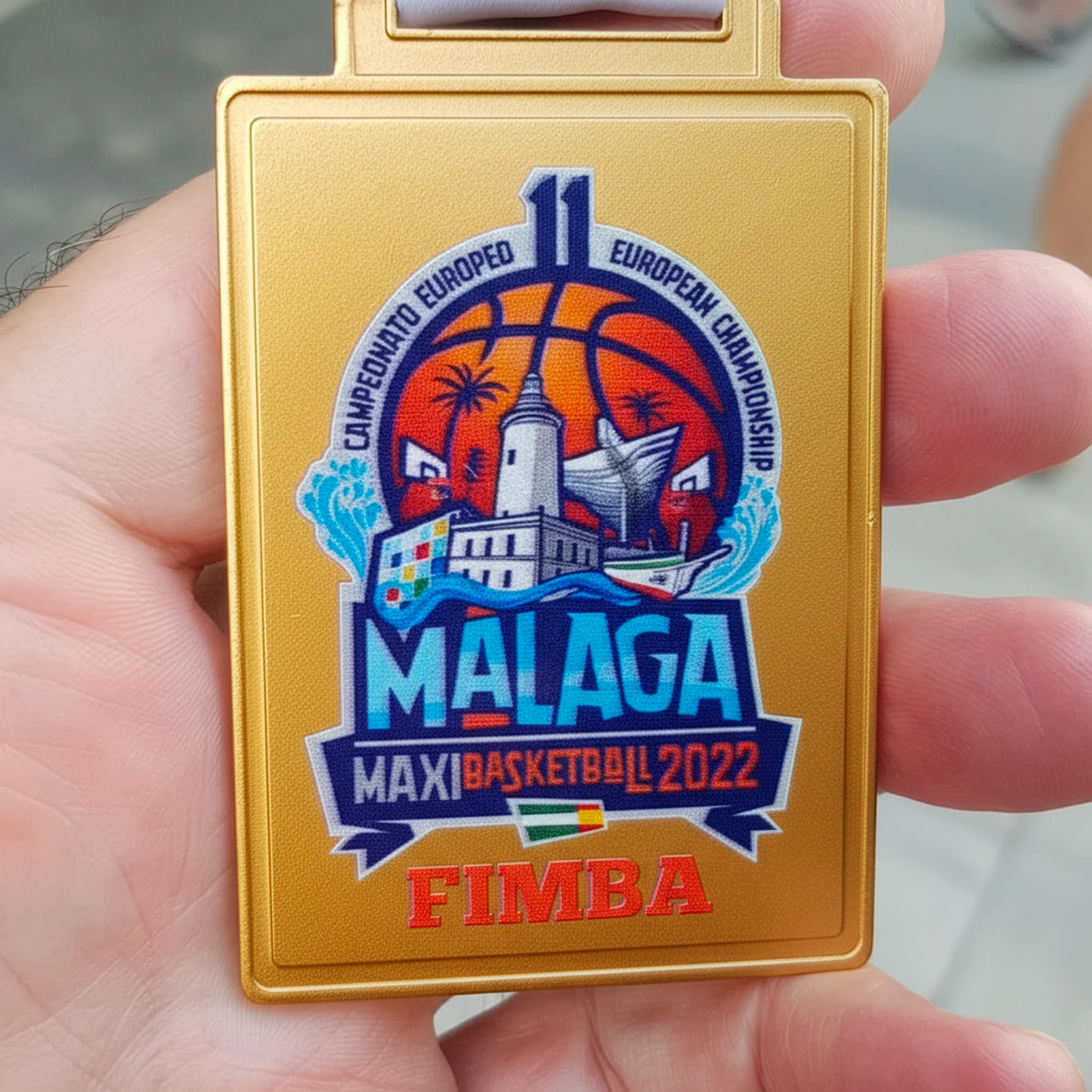 Medaglia d'oro del Campionato Europeo FIMBA a Malaga 2022