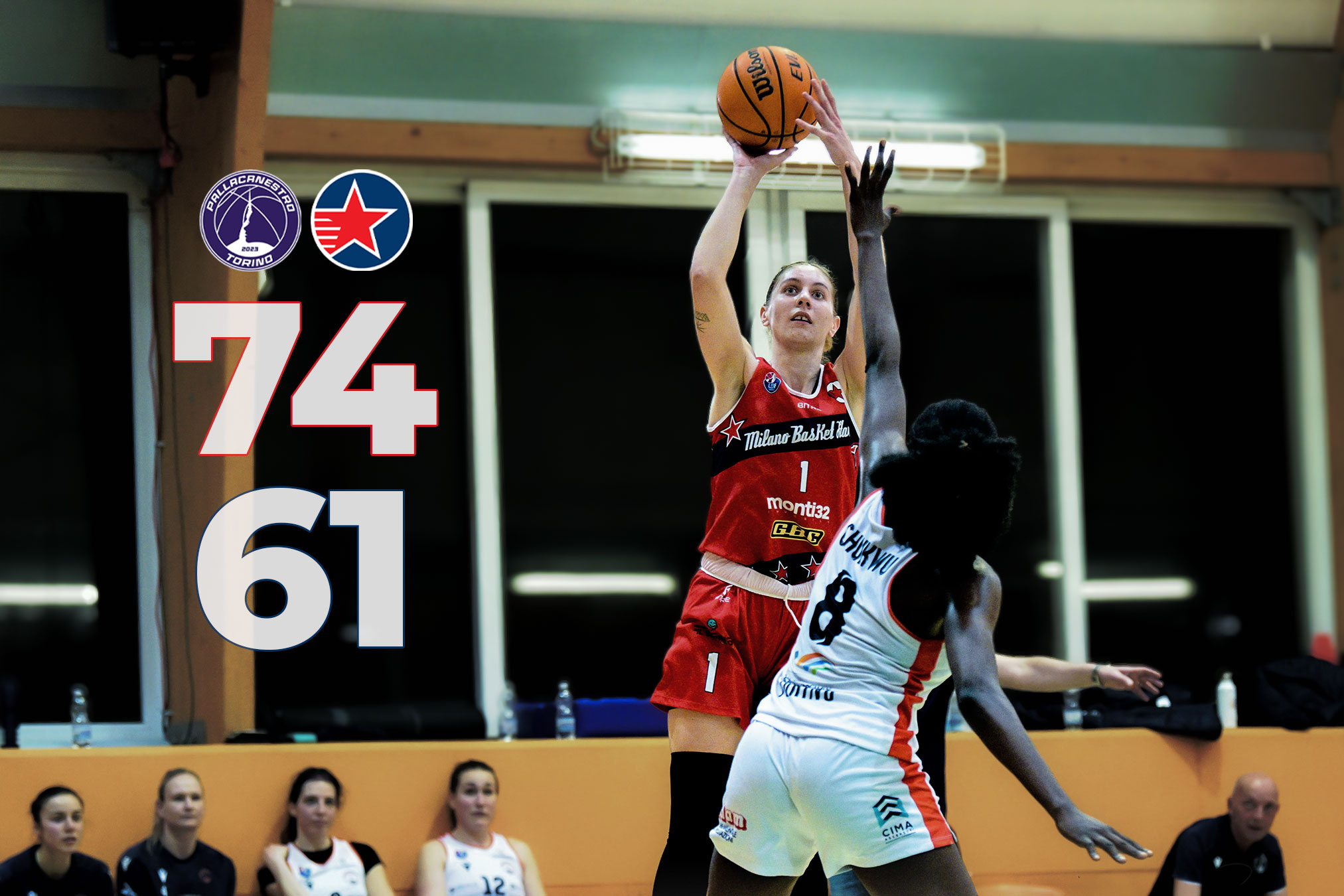 Milano Basket Stars in azione contro Torino, punteggio finale 74-61
